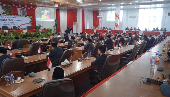 DPRD Bangka Gelar Rapat Paripurna Dengar Pidato Kenegaraan HUT RI ke-80