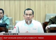 RDP Bersama Komisi VI DPR RI, Direktur Utama PT Timah Tbk Minta Dukungan Soal Regulasi Hingga Capaian Kinerja Perusahaan