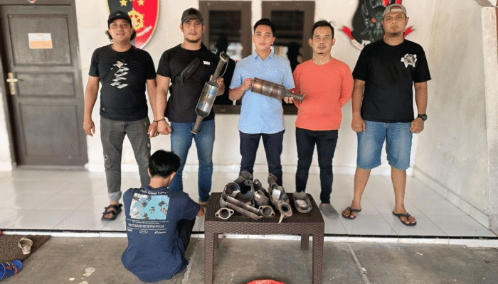 Demi Judi Online dan Sabu, Ego Gasak Katalis Knalpot Mobil Rp18 Juta Lebih