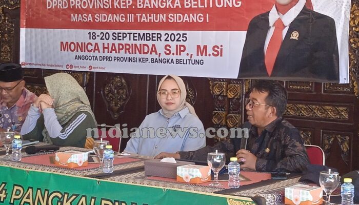 Dengarkan Aspirasi Dunia Pendidikan, Monica Haprinda Gelar Reses di SMA Negeri 4 Pangkalpinang