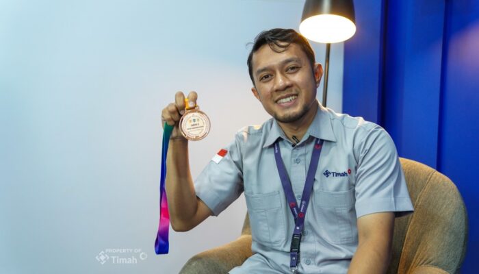 Dari Ruang Kerja ke Arena Laga, Kisah Waisya Hidayat Atlet Tenis Meja PT Timah