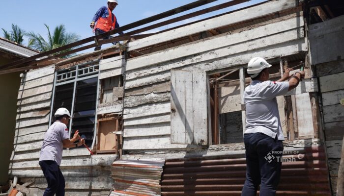 Rumah Warga Bangka Tengah Hampir Roboh, PT TIMAH Tbk Hadirkan Rumah Layak Huni untuk Aling
