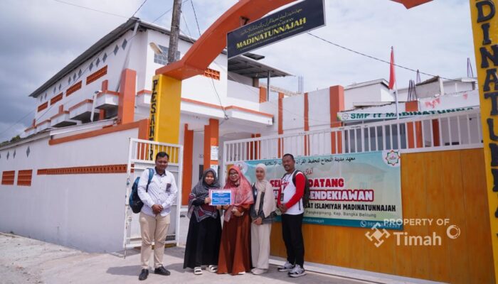 Dukung Pendidikan dan Keagamaan, PT TIMAH Tbk Serahkan Bantuan Pembangunan Masjid Yayasan Khodijah Center Madani