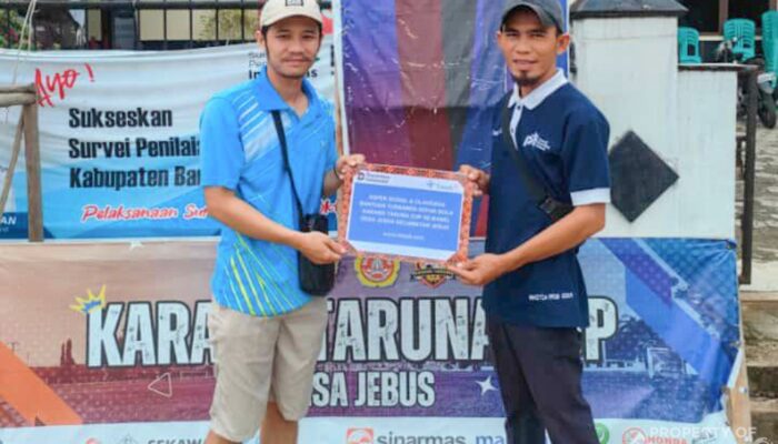 Kolaborasi dengan Pemuda, PT TIMAH Tbk Dukung Turnamen Karang Taruna Jebus Cup 1