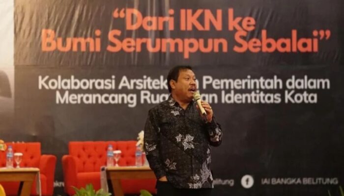 Prof. Saparudin Masyarif Tekankan Kolaborasi Arsitek dan Pemerintah di Rekerprof IAI Babel