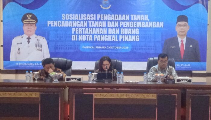 Unu Ibnudin: Pangkalpinang Butuh Dukungan Pengadaan Tanah untuk Pembangunan