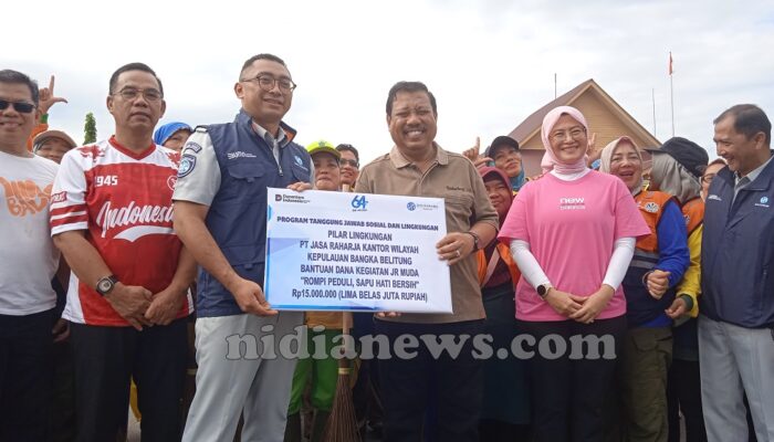 Wali Kota Pangkalpinang Apresiasi Jasa Raharja: Dukungan Nyata untuk Pejuang Kebersihan dan Program “Jumat Bersih”