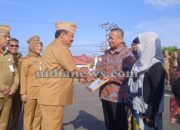 Wali Kota Prof Saparudin Tegaskan Semangat Gotong Royong dan Etos Kerja ASN di Apel Perdana November