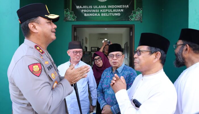 Kapolda Babel Jalin Silaturahmi dan Perkuat Sinergi dengan MUI