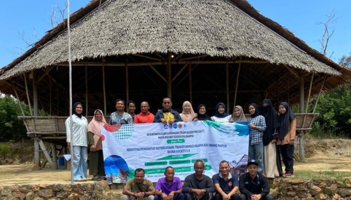 Mahasiswa Sosiologi UBB Dalami Identitas Penghayat Kepercayaan Mapur dalam Kuliah Lapangan di Air Abik