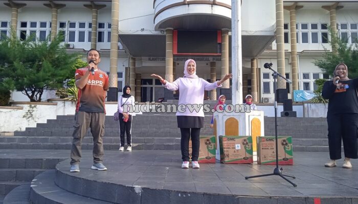 Ketua TP PKK Pangkalpinang Ajak ASN “Olah Tubuh” dalam Senam Kolaboratif, GPM, dan Cek Kesehatan Gratis