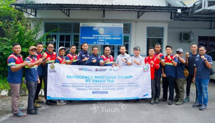 PT TIMAH Tbk Berangkatkan Tim Emergency Response Group untuk Misi Kemanusiaan di Sumatera Utara 