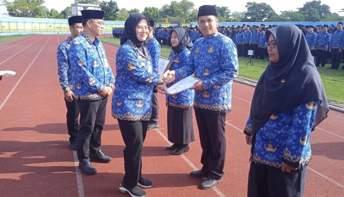 Wawali Dessy Ayutrisna Kukuhkan 2.758 P3K Paruh Waktu Pemkot Pangkalpinang, Gantikan Wali Kota yang Berhalangan Hadir