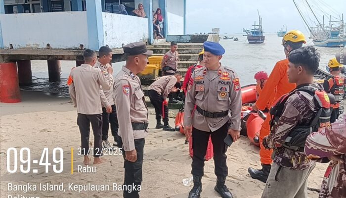 Perahu Nelayan Tenggelam di Perairan Semujur, Dua Selamat Satu Masih Hilang