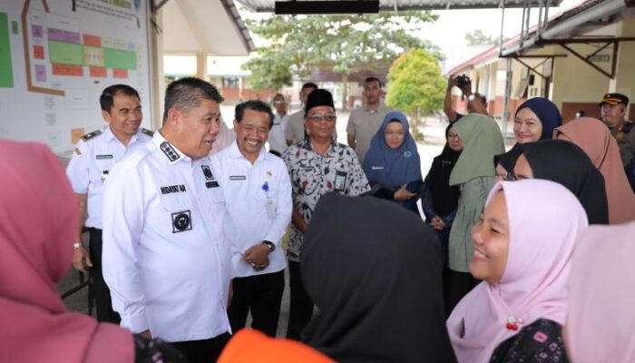 Usai Peringatan Hari Dharma Samudera, Gubernur Babel Tinjau SMAN dan SMK di Belinyu