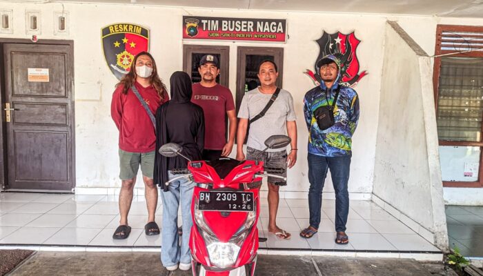 Curi Motor Saat Warga Salat Id, Perempuan Muda Diamankan Polisi