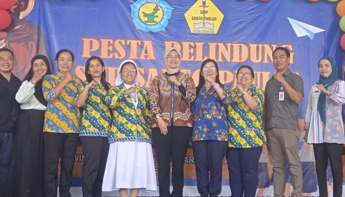 Alumni Kembali ke Almamater, Wawali Dessy Ayutrisna Harap SMP Santo Paulus Terus Cetak Generasi Beriman dan Unggul