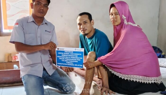 Dukung Kesembuhan Warga, PT TIMAH Tbk Salurkan Bantuan Biaya Pengobatan untuk Warga Bangka Selatan
