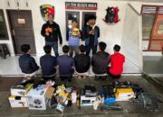 Enam Pelaku Pencurian di Pangkalpinang Ditangkap Polisi, Kerugian Capai Rp19,7 Juta