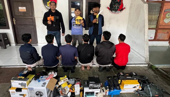 Enam Pelaku Pencurian di Pangkalpinang Ditangkap Polisi, Kerugian Capai Rp19,7 Juta