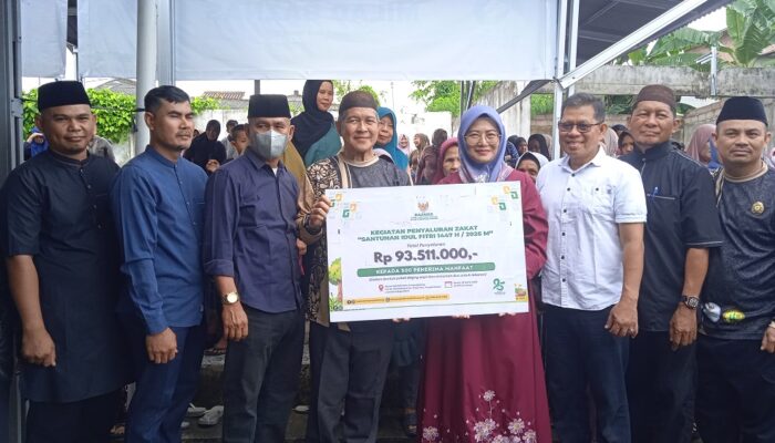 Baznas Pangkalpinang Salurkan Daging untuk Duafa, Dessy: Agar Lebaran Mereka Terasa Bahagia