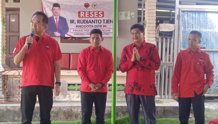 Serap Aspirasi di Pemali, Rudianto Tjen Siapkan Program Nyata untuk Masyarakat Bangka Belitung