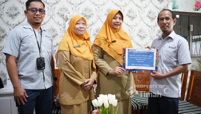 PT TIMAH Dukung Kegiatan Kesiswaan SMAN 1 Pemali,  Tingkatkan Prestasi dan Kreativitas Siswa