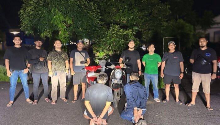 Gasak Motor di Siang Bolong, Dua Pelaku Diciduk Tim Buser Naga Polresta Pangkalpinang