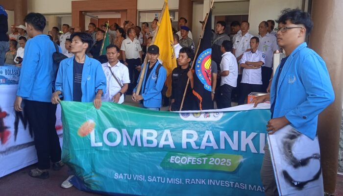 Mahasiswa UBB Turun Jalan, Desak DPRD Babel Wujudkan Keadilan Sosial