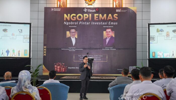 Tingkatkan Literasi Finansial, PT TIMAH Gelar Sosialisasi Investasi Emas Bersama Bank Syariah Indonesia 