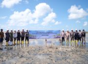 Dari Pesisir Belitung Timur, PT TIMAH dan Masyarakat Bergerak Jaga Alam Lewat Penanaman Mangrove di Pantai Mudong