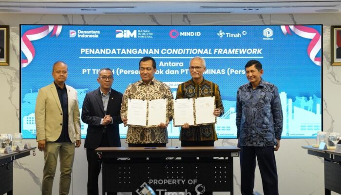 Hilirisasi Mineral Kritis Digenjot, PT TIMAH dan PERMINAS Perkuat Sinergi Strategis