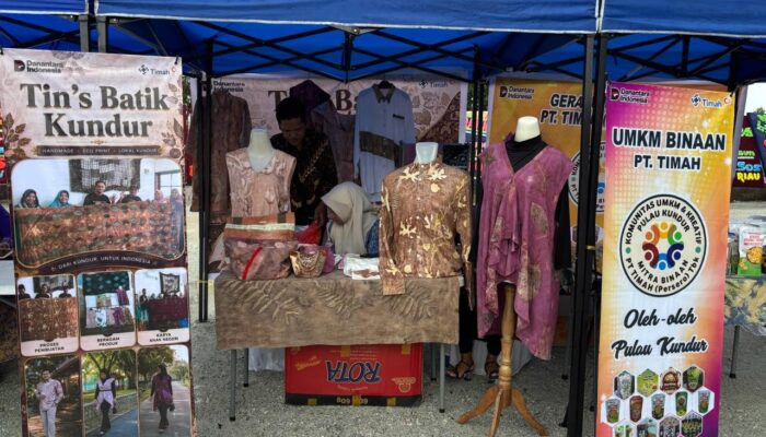 Promosikan Produk UMKM, PT TIMAH Boyong Mitra Binaan ke Bazar UMKM Soft Opening Mal Pelayanan Publik Kabupaten Karimun 
