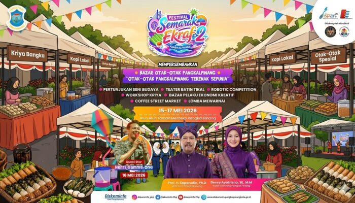 Semarak Ekraf 2, Dinas Pariwisata Pangkalpinang Dorong Promosi Wisata dan UMKM