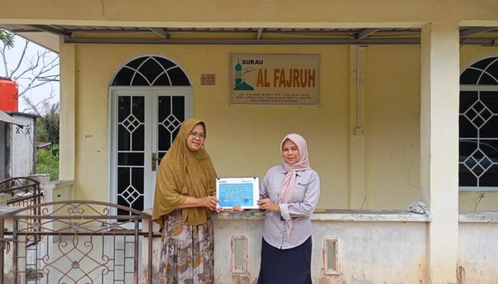PT TIMAH Bantu Renovasi Musala Al Fajruh Kecamatan Kundur, Tingkatkan Kenyamanan Ibadah Masyarakat