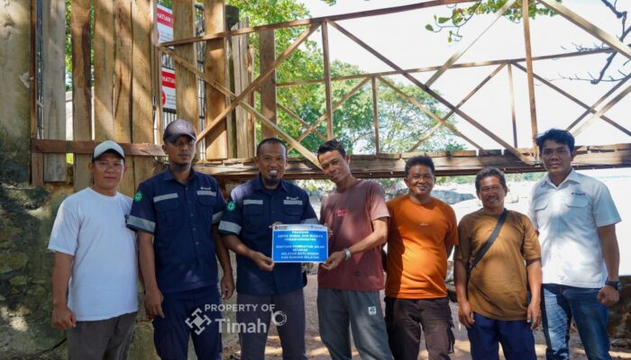 PT TIMAH Perkuat Infrastruktur Nelayan, Jembatan Akses Batu Kodok Kini Lebih Aman