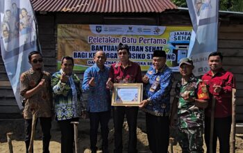 GENTING Menjangkau Pesisir, BKKBN Babel Bangun Jamban Sehat untuk Cegah Stunting di Desa Penutuk
