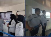 Kanwil Ditjenim Kepulauan Bangka Belitung Monitoring Pemeriksaan Keimigrasian Kru Kapal di Pelabuhan Sadai