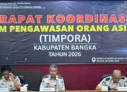 Kanwil Ditjenim Kepulauan Bangka Belitung Perkuat Sinergi Pengawasan Orang Asing melalui Rapat Koordinasi Timpora Bangka