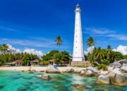 Mercusuar Pulau Lengkuas, Penjaga Laut Belitung yang Bertahan Lebih dari 140 Tahun
