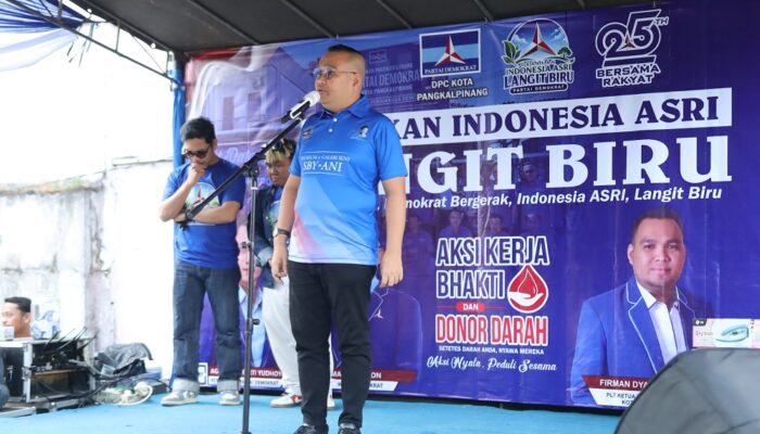 Pangkalpinang Jadi Salah Satu Lokasi Gerakan Nasional HUT Ke-25 Partai Demokrat