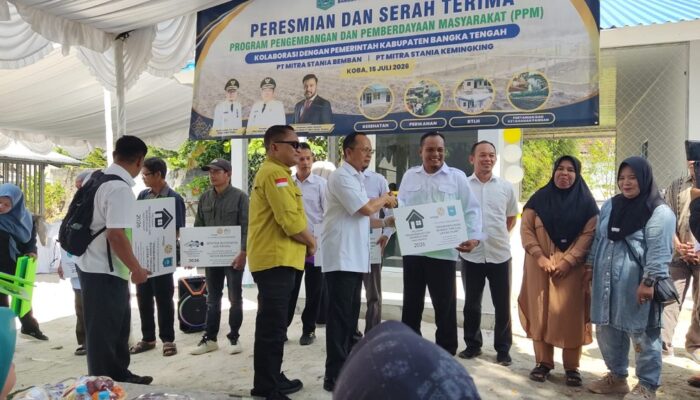 Arsari Tambang Resmikan Gedung Posyandu Sakura di Bangka Tengah, Perkuat Layanan Kesehatan Masyarakat