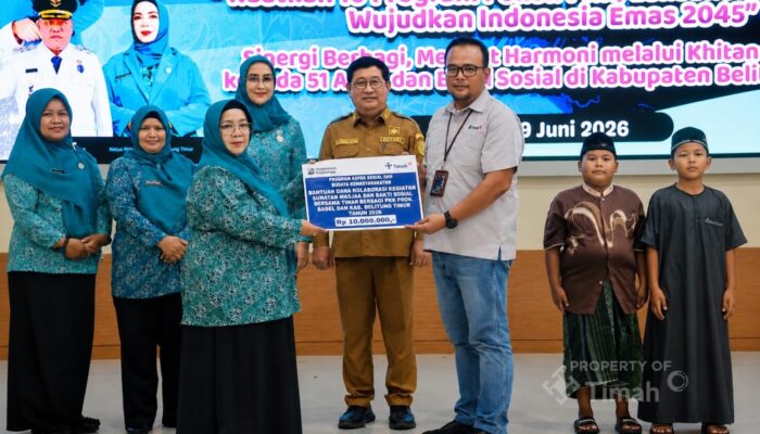 PT TIMAH Bersama PKK Babel dan PKK Belitung Timur Hadirkan Khitanan Massal Gratis bagi Puluhan Anak 