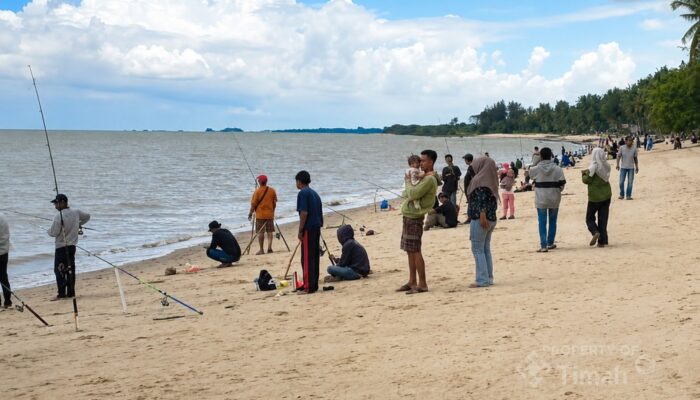 PT TIMAH Dukung Lomba Memancing di Pantai Batu Besar Karimun, Jadi Ruang Promosikan Wisata Lokal
