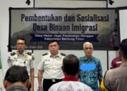 Imigrasi Perkuat Pencegahan TPPO dan TPPM melalui Desa Binaan di Belitung Timur