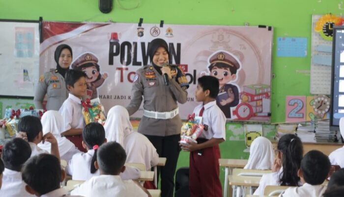 Polwan Goes to School, Polda Babel Edukasi Pelajar soal Bullying hingga Bahaya Narkoba