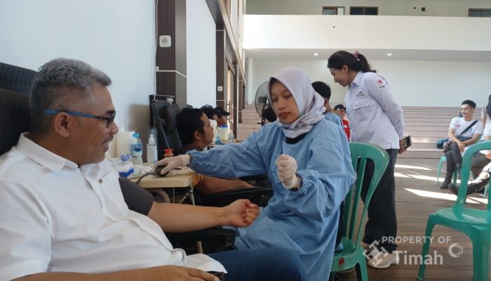 Sebanyak 86 Kantong Darah Terkumpul, Donor Darah Bulan Bakti HUT ke-50 PT TIMAH Bantu Jaga Stok PMI Bangka Barat