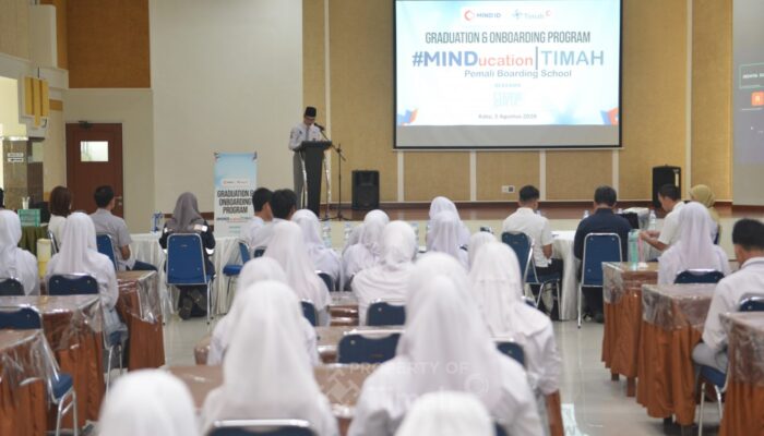 Menuju Generasi Emas 2045, PT TIMAH dan MIND ID Perkuat Pendidikan Pelajar Pemali Boarding School 