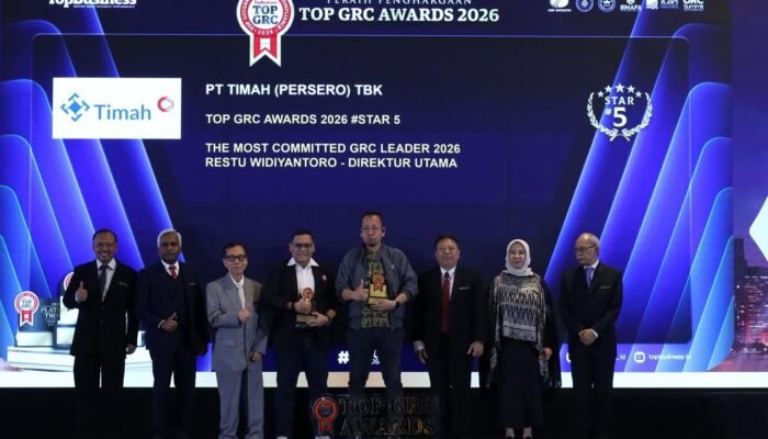Perkuat Tata Kelola Perusahaan, PT TIMAH Raih Dua Penghargaan TOP GRC Awards 2026