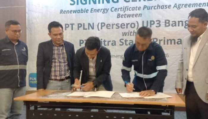 PT MSP Perpanjang REC dengan PLN, 41.170 Unit Energi Hijau Jadi Bukti Komitmen Industri di Babel